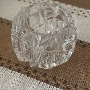 Tiffany’s  Clear Glass Candle Holder
